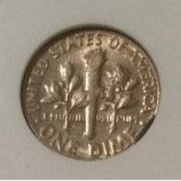 1978 D Roosevelt Dime Clip Error AU50 ANACS - Picture 4 of 4